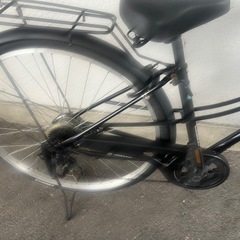 11J241  ホームサイクル２７サイズ　６段変速オートライト　★自転車専門店の中古車です★　【消費税込み・防犯登録６００円込みの画像