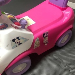 ミニーちゃん　乗り物おもちゃの画像