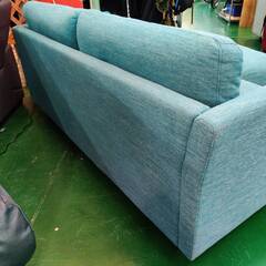 【愛品倶楽部柏店】NITORI ニトリ ワイド2人掛けソファ オットマンSET ファブリック 幅180cmの画像