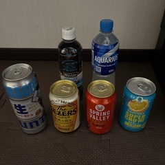 ジュース、お酒、ウコンの力などのドリンクの画像