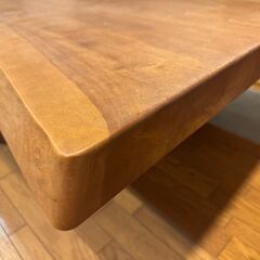 全長420cm 厚さ8cm 一枚板 テーブル 机 ミズメの木 樺の木 水目 カバノキ 無垢 センターテーブル 直接引取限定の画像