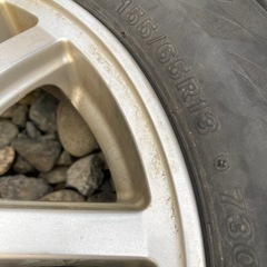 155/65/13ブリヂストンVRX3バリ溝の画像