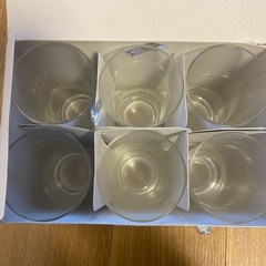 ガラスコップ6本の画像