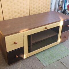 幅100㎝ ローボード リセナ100 ニトリ テレビ台 100AVボード 系 収納家具 テレビボード 高さ40㎝ 札幌 北20条店の画像