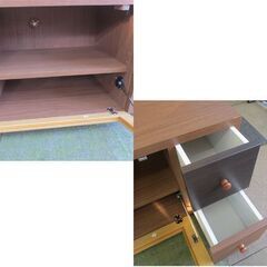 幅100㎝ ローボード リセナ100 ニトリ テレビ台 100AVボード 系 収納家具 テレビボード 高さ40㎝ 札幌 北20条店の画像