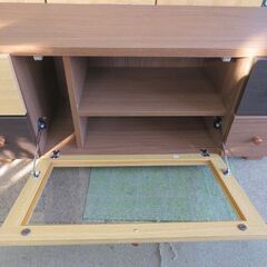 幅100㎝ ローボード リセナ100 ニトリ テレビ台 100AVボード 系 収納家具 テレビボード 高さ40㎝ 札幌 北20条店の画像