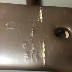 折りたたみマッサージベッド（顔枕・シート付き）の画像