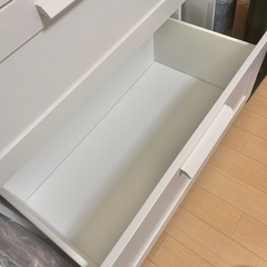 【予定者決定】ニトリ 
チェスト タンス　ホワイトの画像