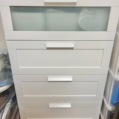 【予定者決定】ニトリ 
チェスト タンス　ホワイトの画像