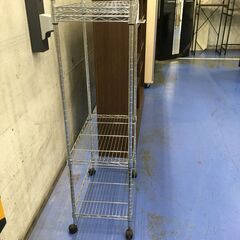 ★リユースのサカイ横浜南店★YM1643 luminous メタルラック シルバー W59×D34×H124.5 クリーニング済みの画像