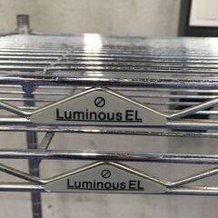 ★リユースのサカイ横浜南店★YM1643 luminous メタルラック シルバー W59×D34×H124.5 クリーニング済みの画像
