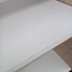 ★リユースのサカイ水戸店★  収納棚 ホワイト H59.5×D29×W30 クリーニング済み MT6386の画像