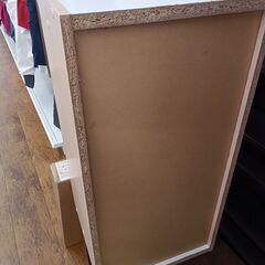 ★リユースのサカイ水戸店★  収納棚 ホワイト H59.5×D29×W30 クリーニング済み MT6386の画像