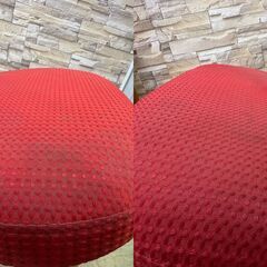 ※即 サカモトハウス balans Easy バランスイージー バランスチェア 姿勢矯正 バランスラボ 赤■幅53㎝×奥行62㎝×高さ54㎝■近隣配送無料 買取帝国 朝霞店の画像