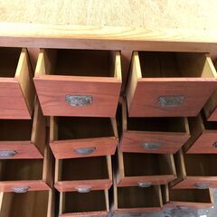 nt251125-006Z 古家具 CHEST チェスト 収納 箪笥 棚 小物入れ 中古品 約W90*D34.5*H73.5㎝ アンティーク ヴィンテージの画像