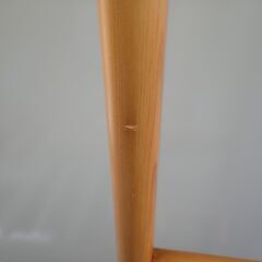 衣桁 帯掛 タオル掛 手ぬぐい掛け 上部横幅39cm×高151.5cm 木製 朱塗 漆塗 呉服 着物 和服 家具 民具 ディスプレイ 直接引取可 在庫多数#15185-15204の画像