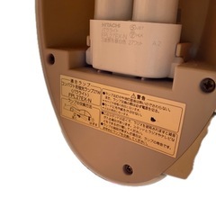 HITACHI 卓上ライト デスクライト ホワイト レトの画像