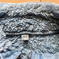 フリース  くすみブルー　150 の画像