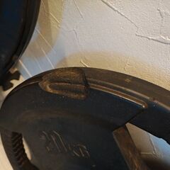 バーベルプレート(ゴムコーティング) 20kg 2枚セットの画像