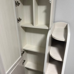 ドレッサー 【取りに来てくださる方のみ】鏡付き 椅子付き 縦170cm横60.5cmの画像