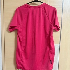 adidas ピンクTシャツ　L sizeの画像