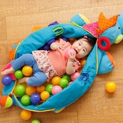 恐竜さんのボールプールの画像