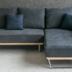 L字ソファ　コーデュロイの画像