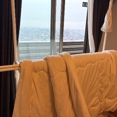 室内物干し　突っ張りの画像