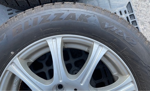 スタッドレスブリザック　155/65R 13 軽自動車用