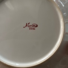 昭和レトロMINO CHINA、洋皿5枚。　の画像