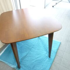 2-6　未使用/新品　訳あり特価　[75×75] ダイニングテーブル単品 正方形 木製 高さ72cm 食卓テーブルの画像