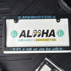 Moon eyes 軽自動車用ナンバーフレームの画像