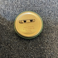 サンリオ　刺繍缶バッジ　けろっぴの画像