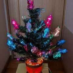 K/T ハローキティ　ファイバーツリー 50 Dカット　クリスマスツリー　レアの画像