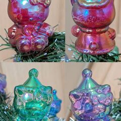 K/T ハローキティ　ファイバーツリー 50 Dカット　クリスマスツリー　レアの画像