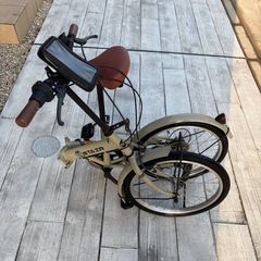 折りたたみ自転車の画像