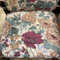 万代店 ラタン　アームチェア　クッションチェア　肘掛け付の画像