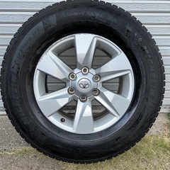 プラド純正ホイールスタットレスタイヤ付きの画像