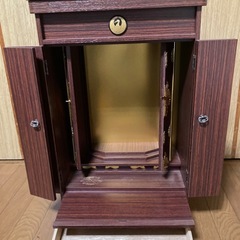 仏壇　コンパクト　引き出し有の画像