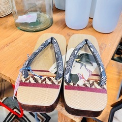 日本の伝統　和レトロ　下駄　美品の画像