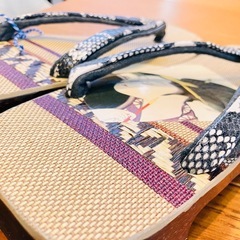 日本の伝統　和レトロ　下駄　美品の画像