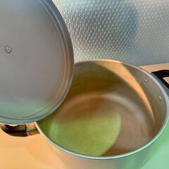 【お引取 限定】アルミ製　両手鍋　直径25センチ　＊028-Gの画像