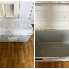 無印ポリプロピレン頑丈収納ボックス　特大　計3個の画像