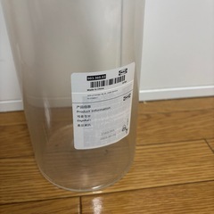 45センチ　IKEA 花瓶　クリアガラスの画像