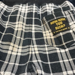 【しまむら】クロッシー裏起毛チェックズボン【120】の画像