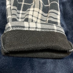 【しまむら】クロッシー裏起毛チェックズボン【120】の画像