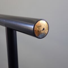 衣桁 帯掛 タオル掛 手ぬぐい掛け 上部横幅79.5cm×高75.5cm プラ×木製 呉服 着物 和服 家具 民具 ディスプレイ 直接引取可 在庫多数#15121-15125の画像