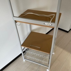 電子レンジラック　キッチンラックの画像