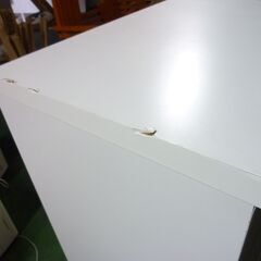 M1　未使用/新品　訳ありアウトレット　国産 レンジボード 完成品 食器棚 カウンター キッチン収納 スライド棚 大型レンジ対応 大川家具の画像