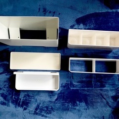 山下実業　マグネット付きマスクケース➕ニトリ　マグネット付き傘立て➕マグネット付き印鑑や鍵置きなどの画像